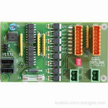 Main Board/China PCBA Fabrication for Controller Board, 0.2mm Minimum Aperture
